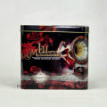 Custom Retangular Metal Music Tin Box with Handle